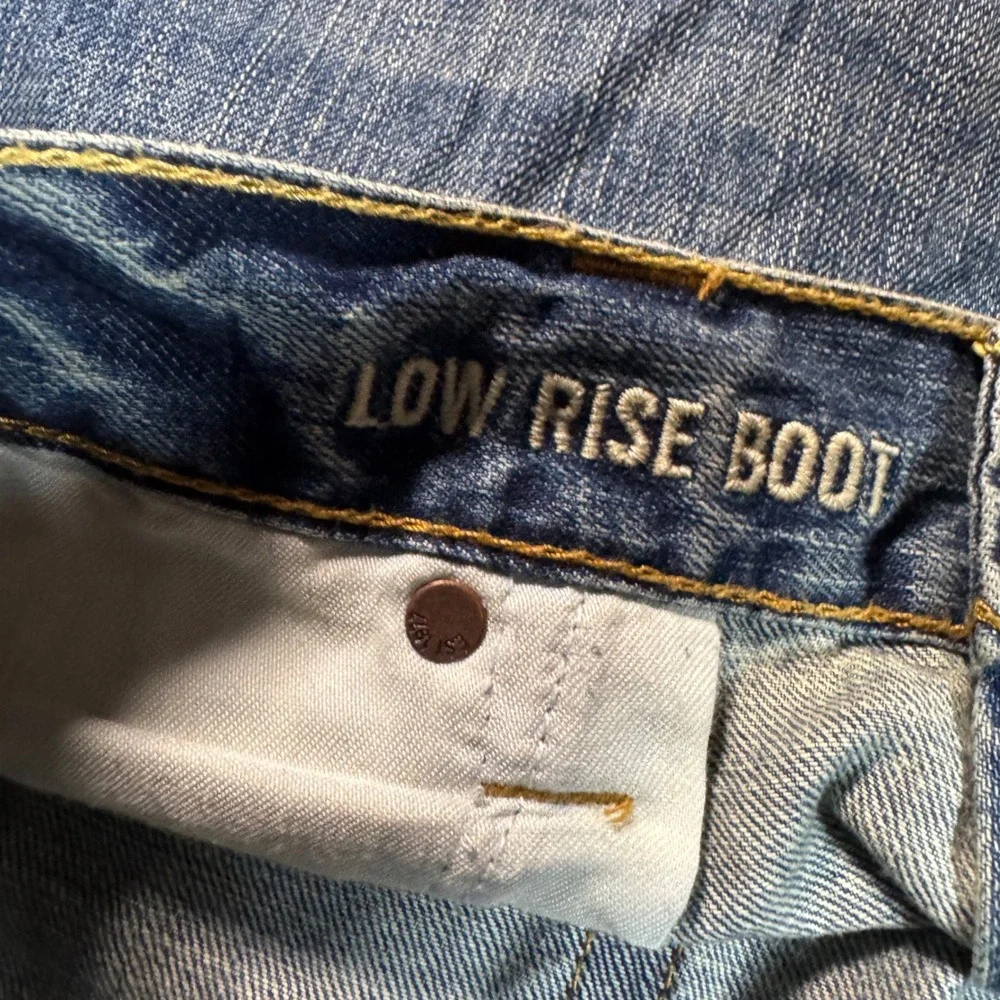 Vintage American Eagle Size 38x36 Mens Low Rise Bootcut Jeans Size